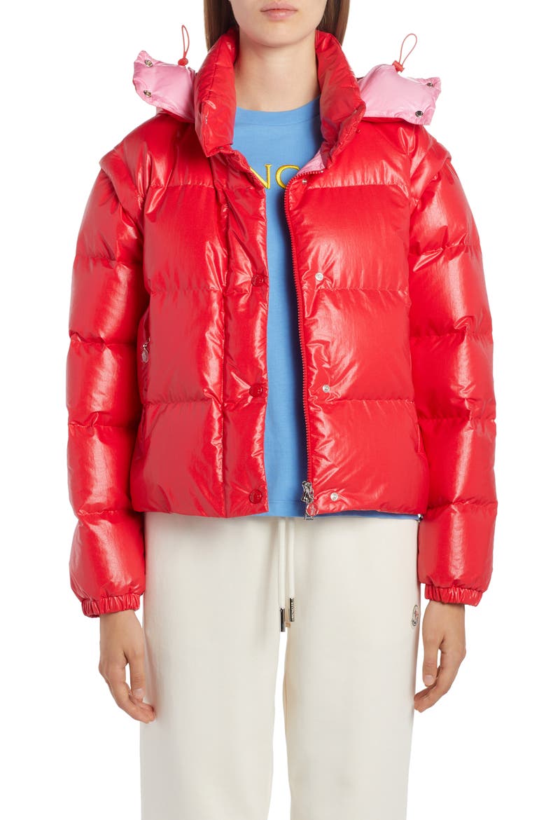 Mauleon Convertible Down Jacket, Main, color, RED