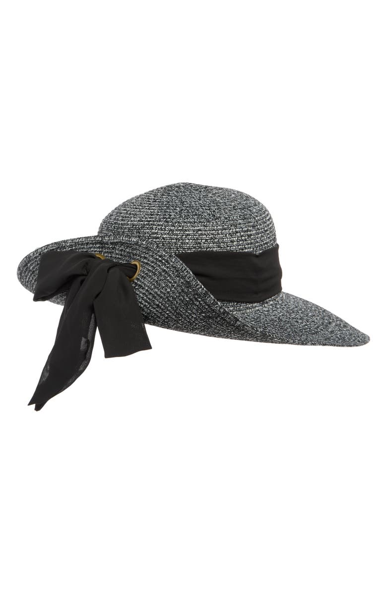 Nine West Flip-Up Floppy Hat, Alternate, color,