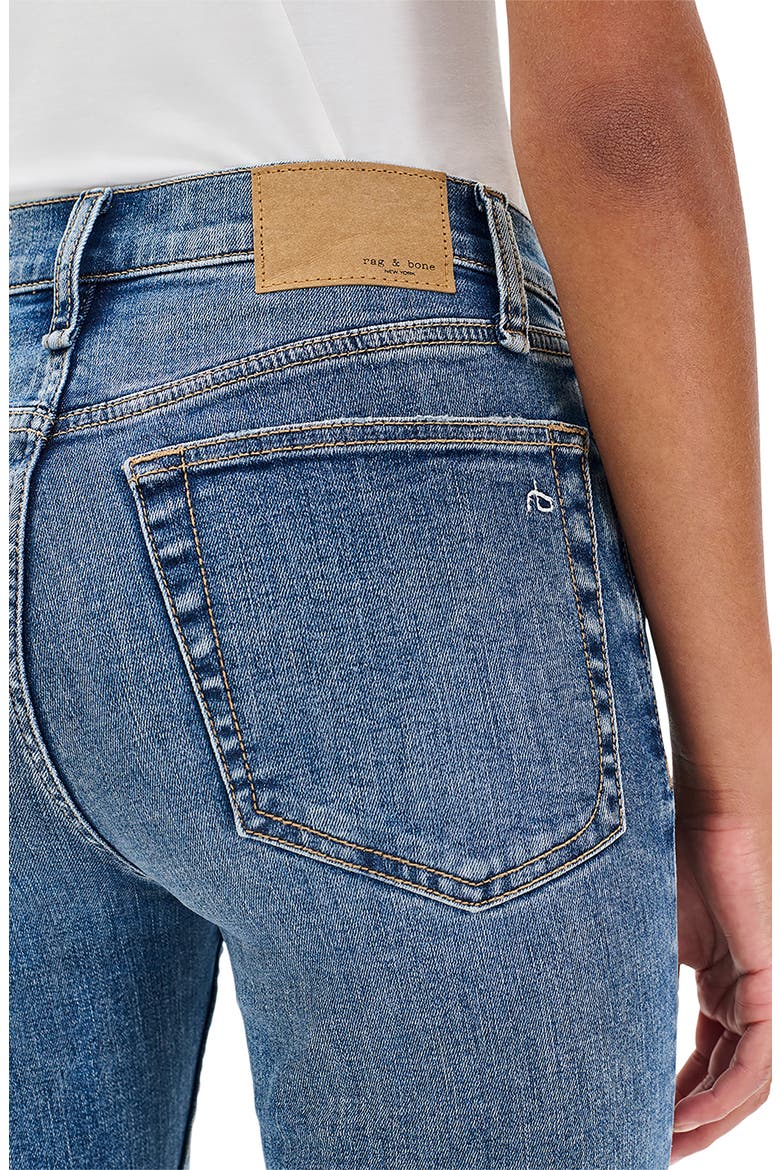 Flexi Peyton Raw Hem Mid Rise Ankle Bootcut Jeans, Alternate, color, WOODSTOCK