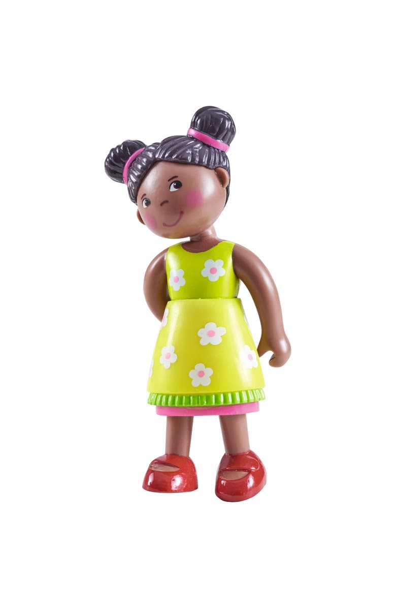 HABA Little Friends Naomi - 3.75" Girl Dollhouse Toy Figure with Pig Tails, Alternate, color, Multi