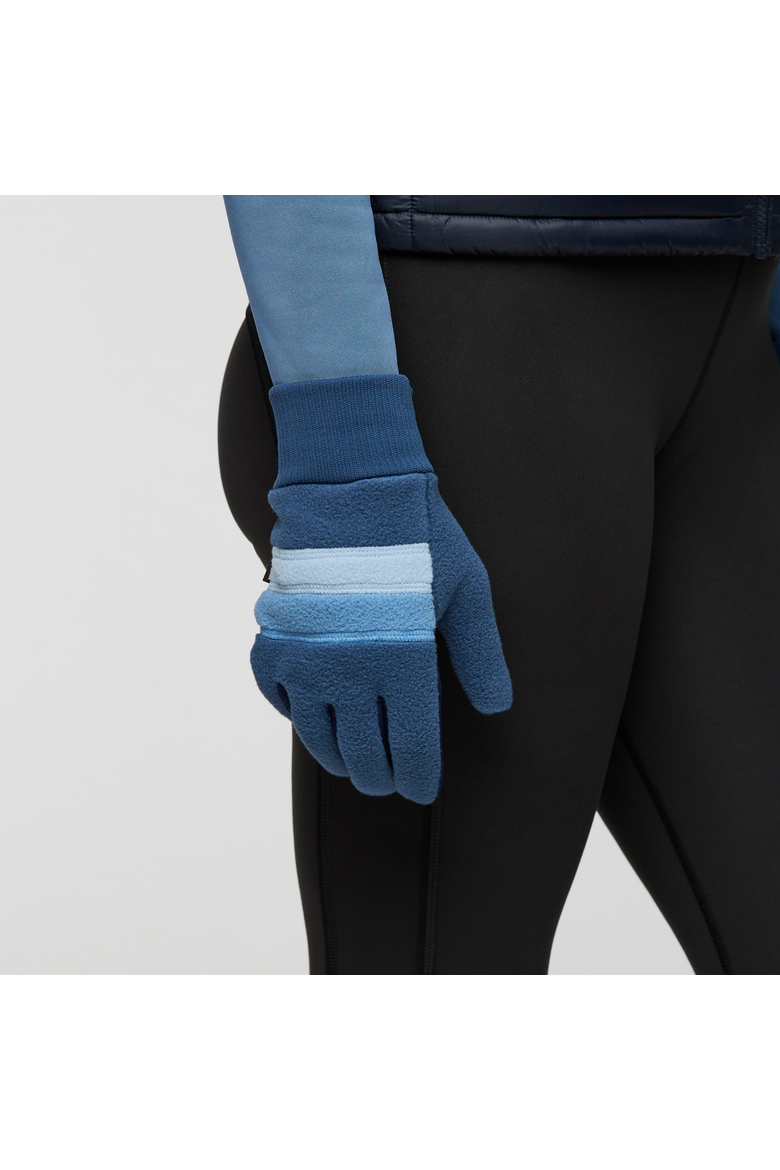 Teca Fleece Gloves, Alternate, color, Abyss