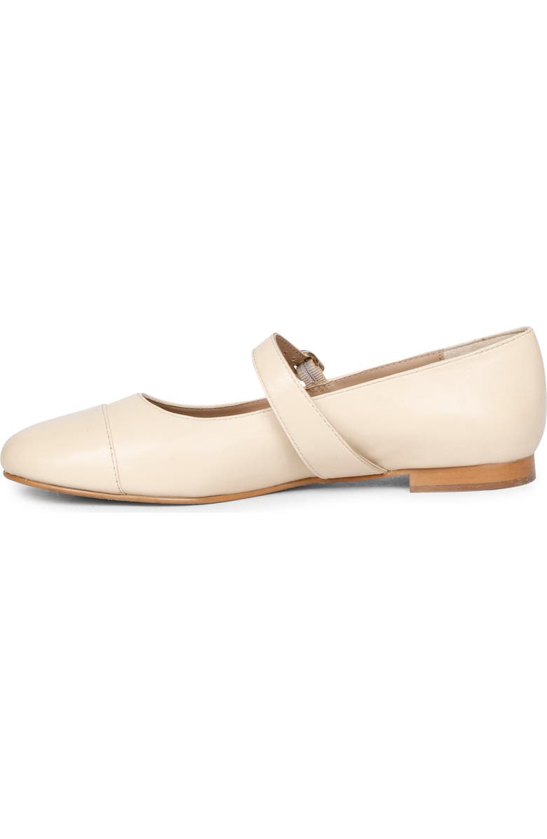 SAINT G Garlen Mary Jane Cap Toe Flat, Alternate, color, Macadamia
