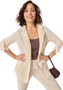 Jessica London Gauze Blazer