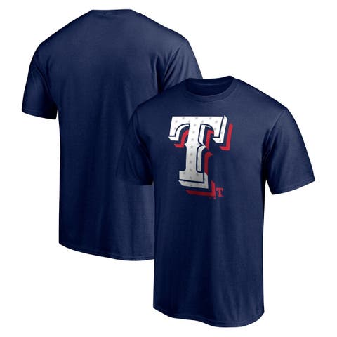 Men's Fanatics Branded Navy Texas Rangers Red White and Team T-Shirt