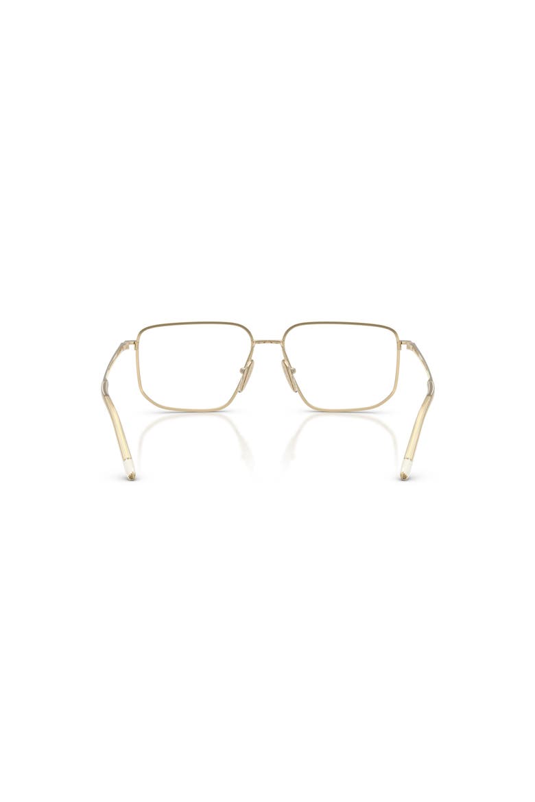 53mm Rectangle optical glasses, Alternate, color, Gold
