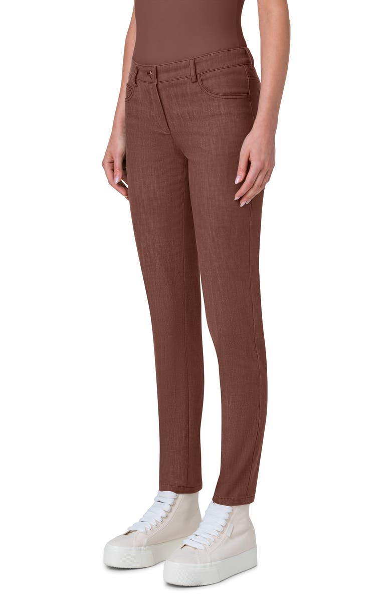 Akris Magda Straight Leg Jeans, Alternate, color, Vicuna