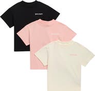 Palm Angels Kids' 3-Pack T-Shirts