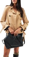 Belle & Bloom Cool Nights Cropped Trench Coat