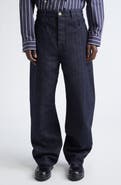 Jacquemus Le de-Nîmes Miranda Twisted Wide Leg Jeans
