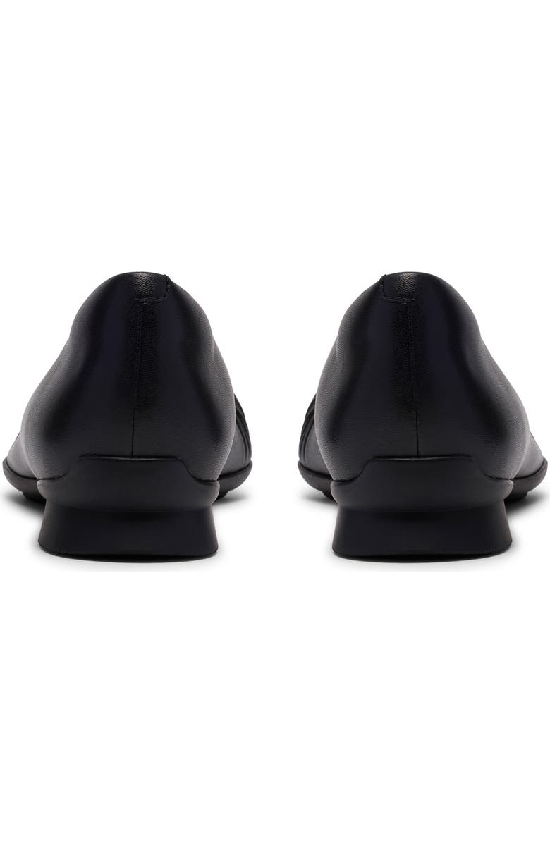 Clarks<sup>®</sup> Jazmynn Lo Ballet Flat - Wide Width Available, Alternate, color, Black Leather