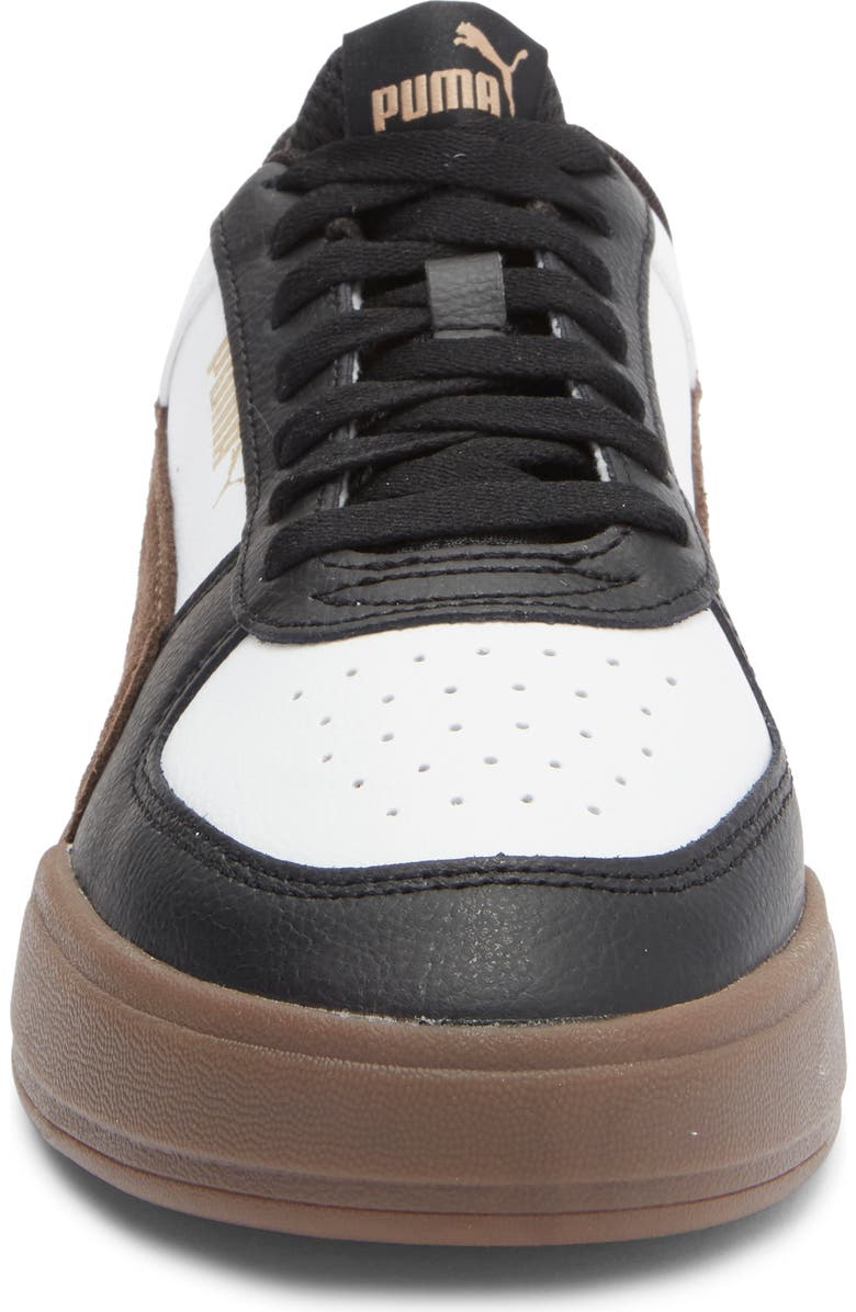 PUMA Carter Sneaker, Alternate, color, Puma White/ Chestnut Brown