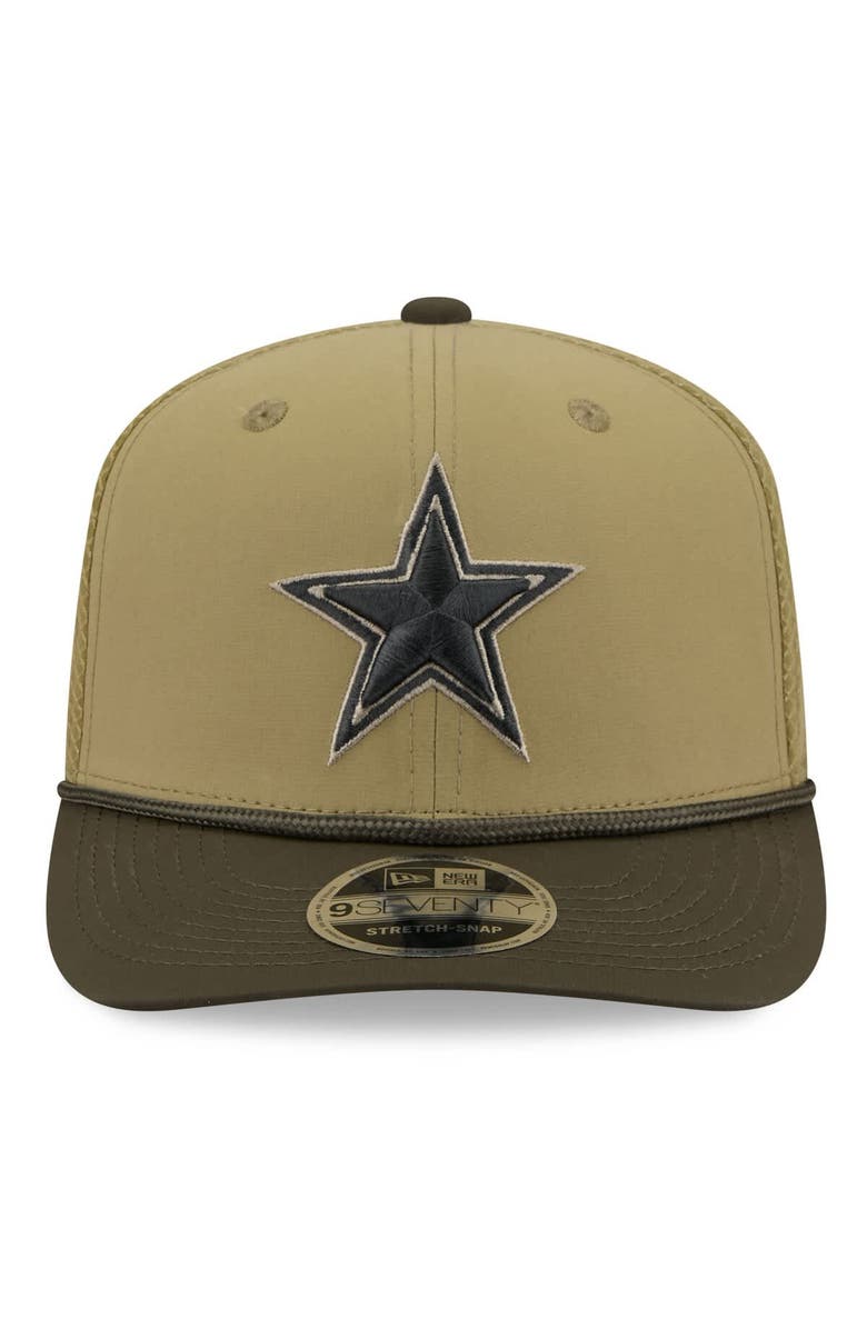 New Era Men's New Era  Green Dallas Cowboys 2025 Salute to Service 9SEVENTY Adjustable Hat, Alternate, color, Green