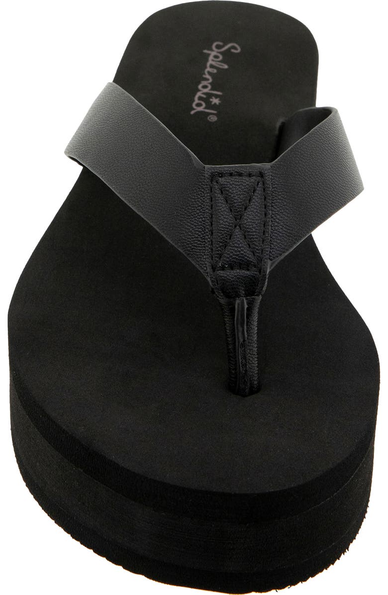 Splendid Quintana Eva Platform Flip Flop, Alternate, color, Black