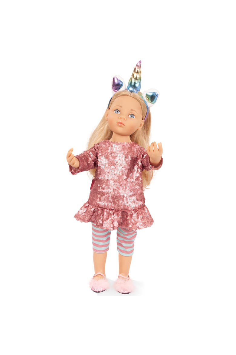 Happy Kidz Anna Unicorn - 19.5" Standing Poseable Doll, Kids 3+, Alternate, color, Multicolored
