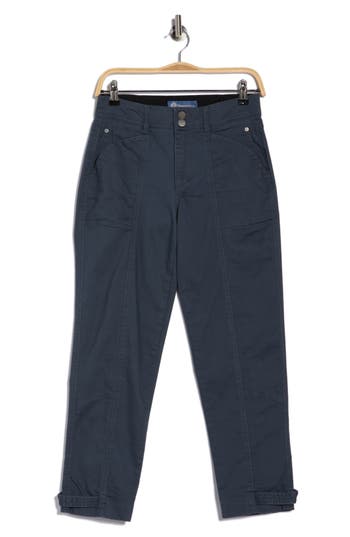 Democracy Absolution High Waist Ankle Pants In Blue