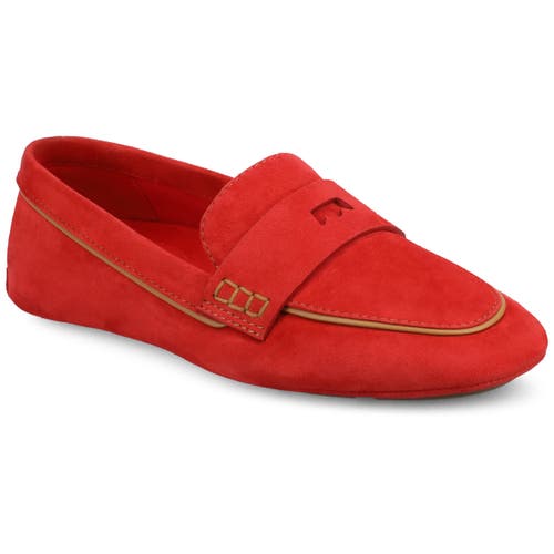 Birdies The Vesper Driver Loafers In Red