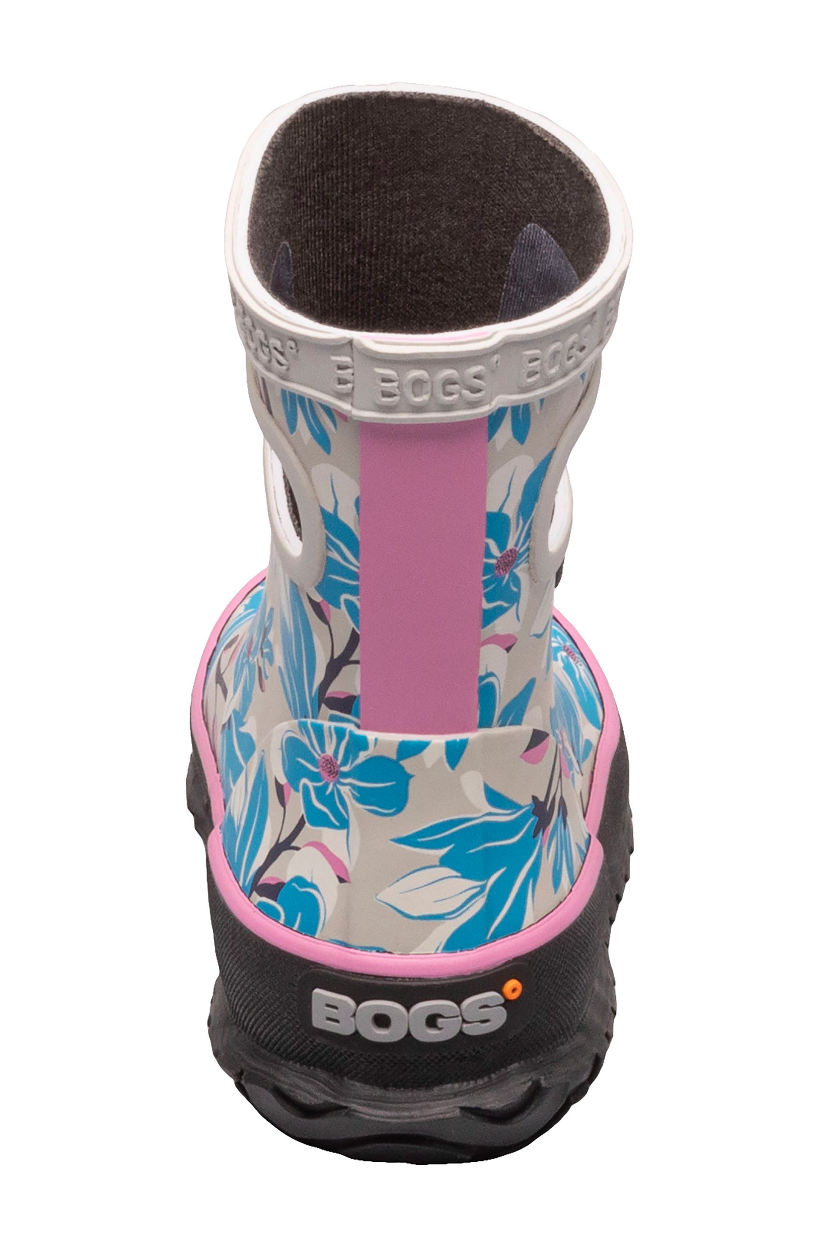 Bogs Skipper Magnolia Waterproof Rain Boot, Alternate, color, Oyster