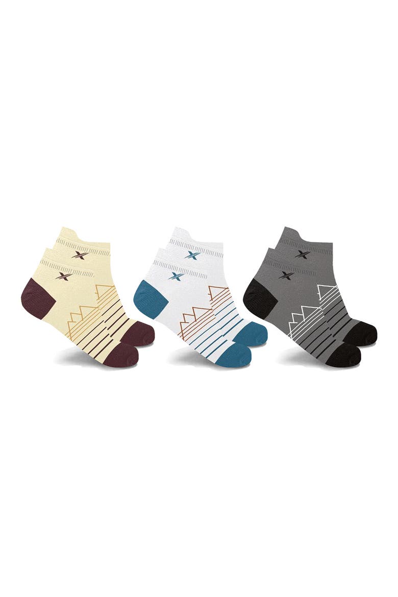 3-Pack Ankle Length Compression Socks, Main, color, MIX