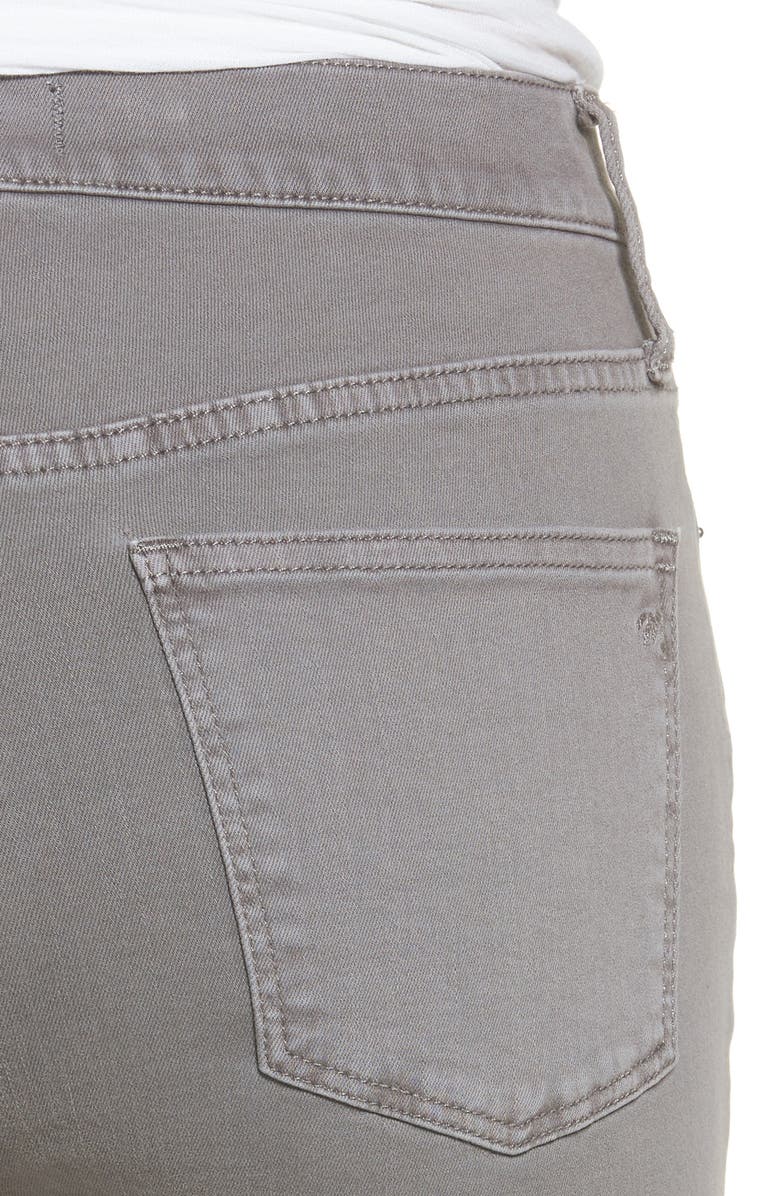 Madewell 9-Inch High-Rise Skinny Jeans: Raw-Hem Garment-Dyed Edition, Alternate, color, 