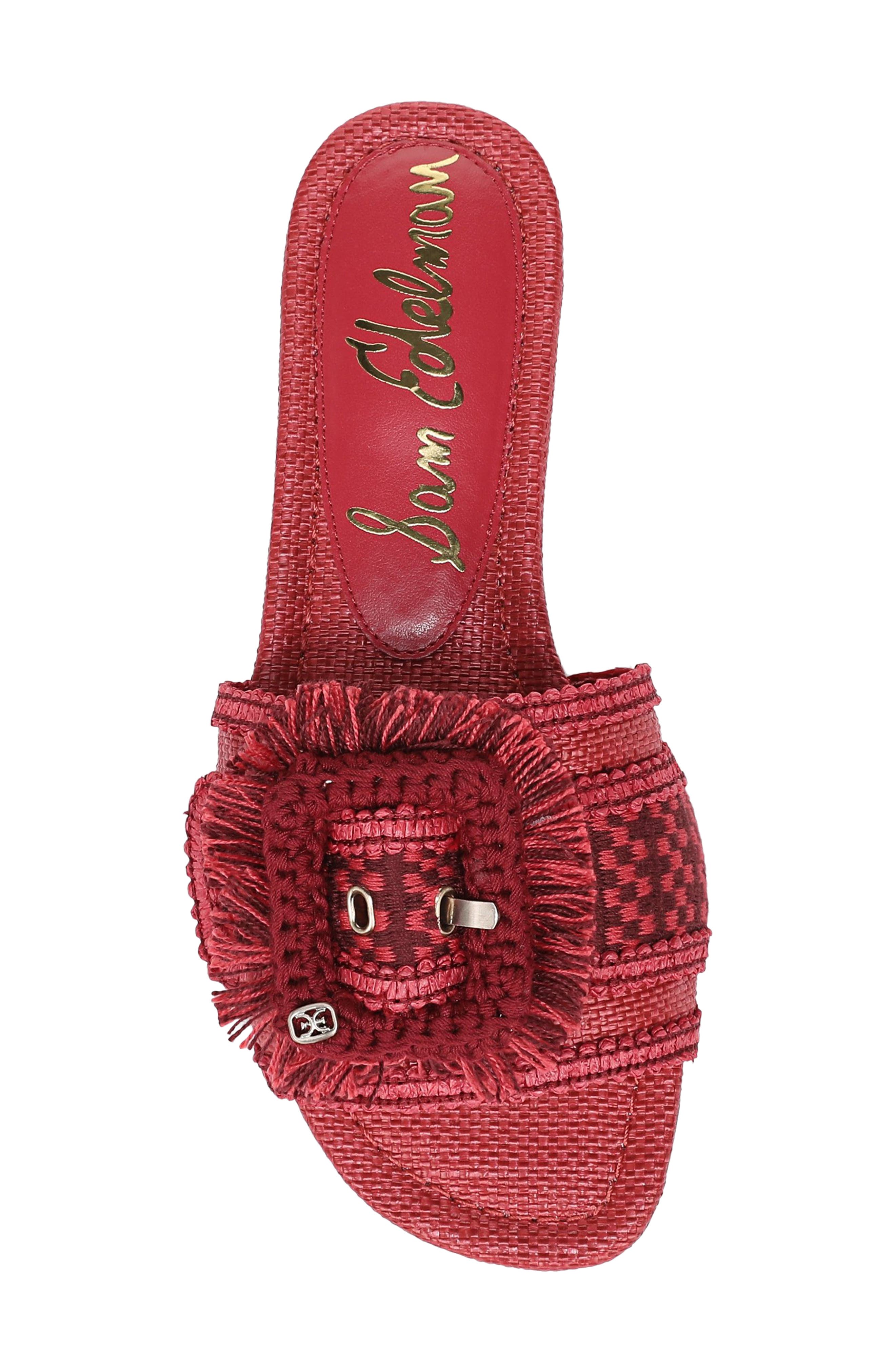 Bambi Playa Slide Sandal, Alternate, color, SUMMER RED
