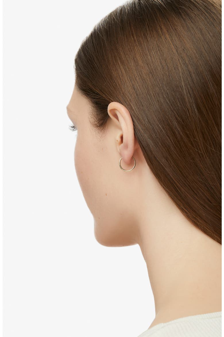 Small Gold Hoop Earrings - Gold Hoops Small, Alternate, color, Gold