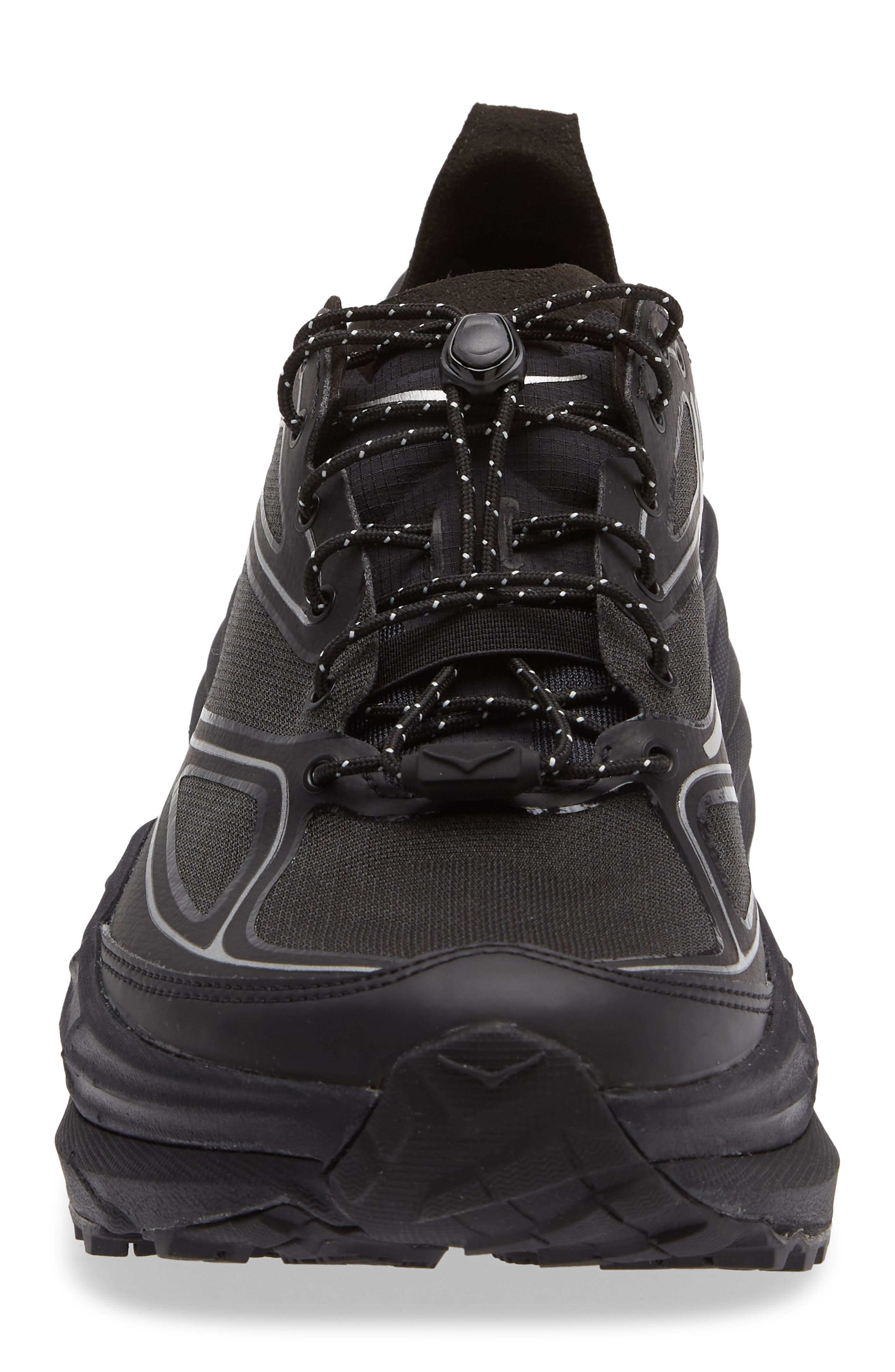 HOKA Stinson One7 Trail Sneaker, Alternate, color, Black / Silver