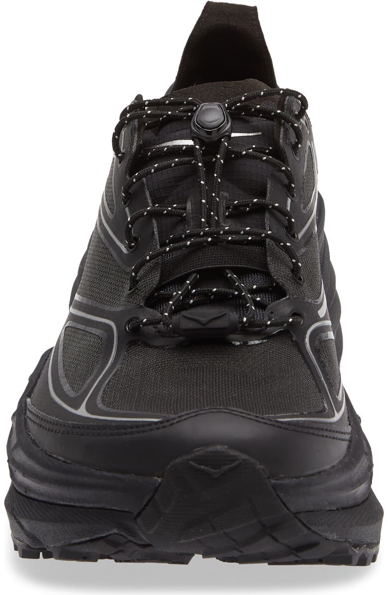 HOKA Stinson One7 Trail Sneaker, Alternate, color, Black / Silver