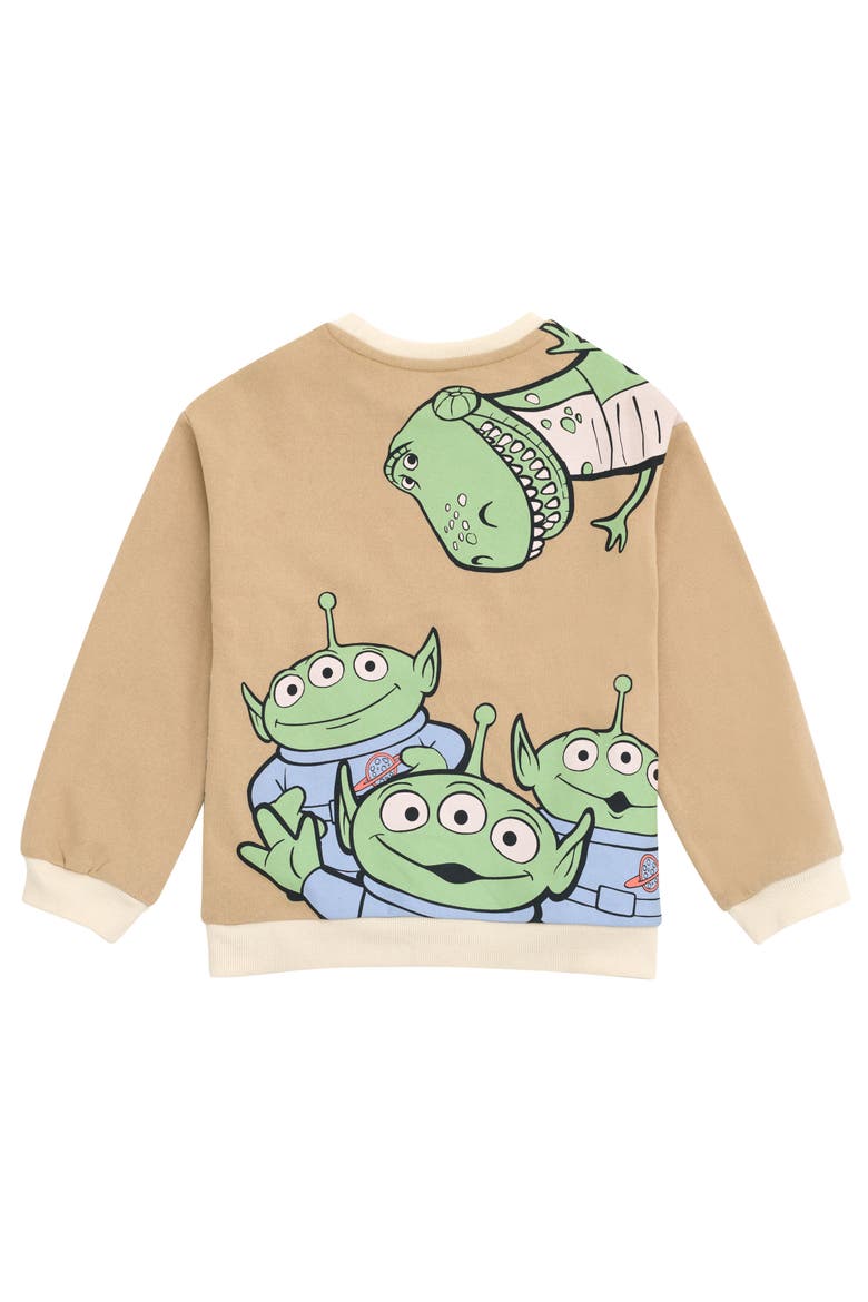Toy Story Fleece Sweatshirt, Alternate, color, Woody Buzz Cream