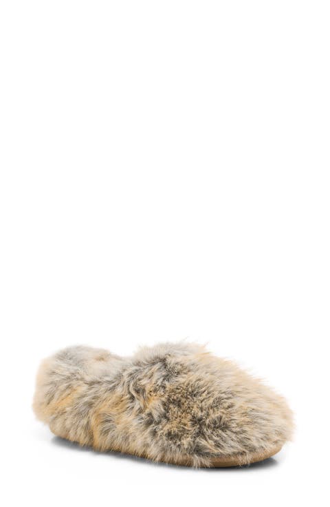 Snowed In Faux Fur Slipper