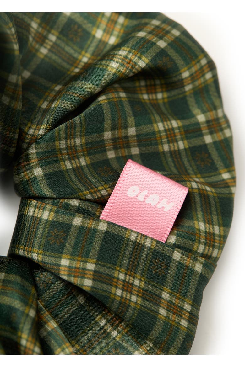 Grevelyn Silk Scrunchie, Alternate, color, Green