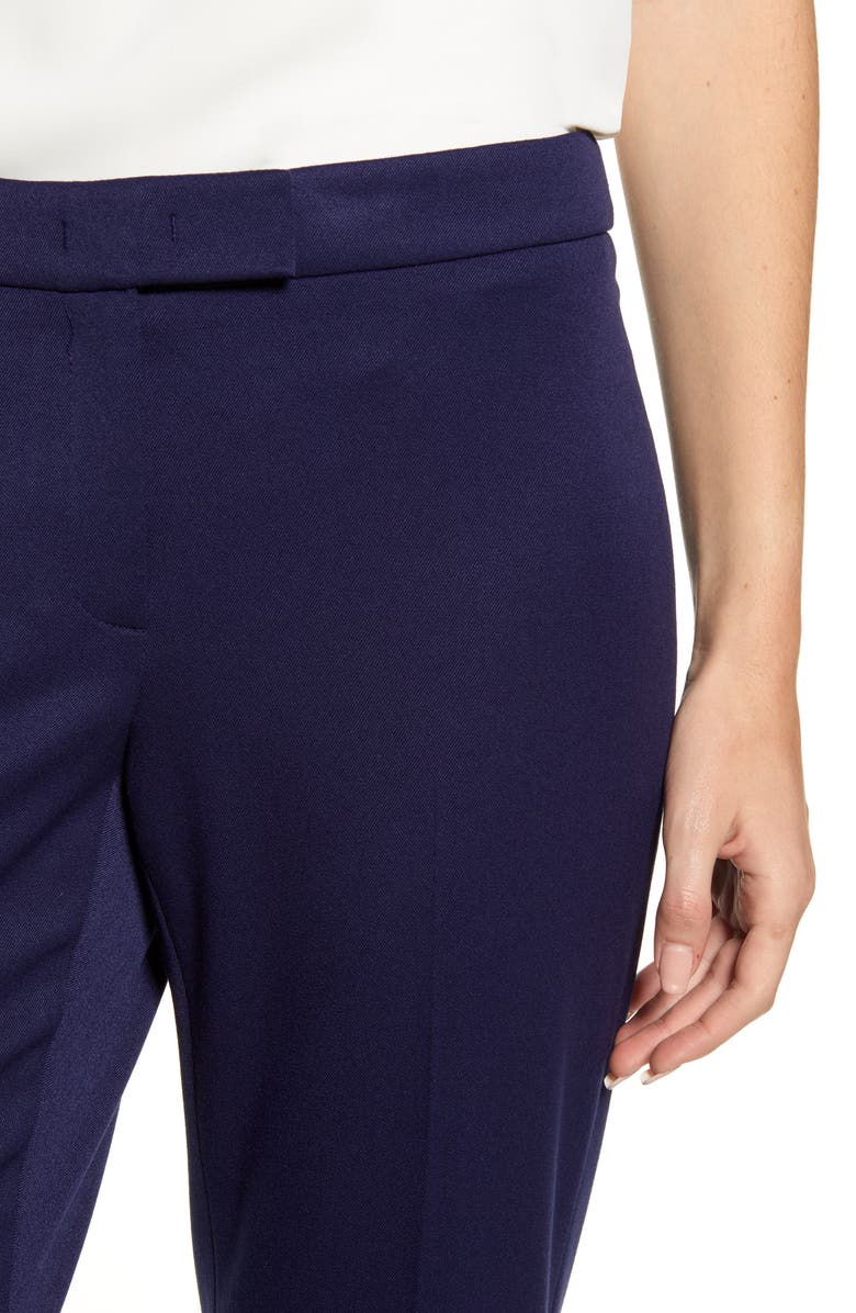 Anne Klein Flare Leg Stretch Twill Pants, Alternate, color,