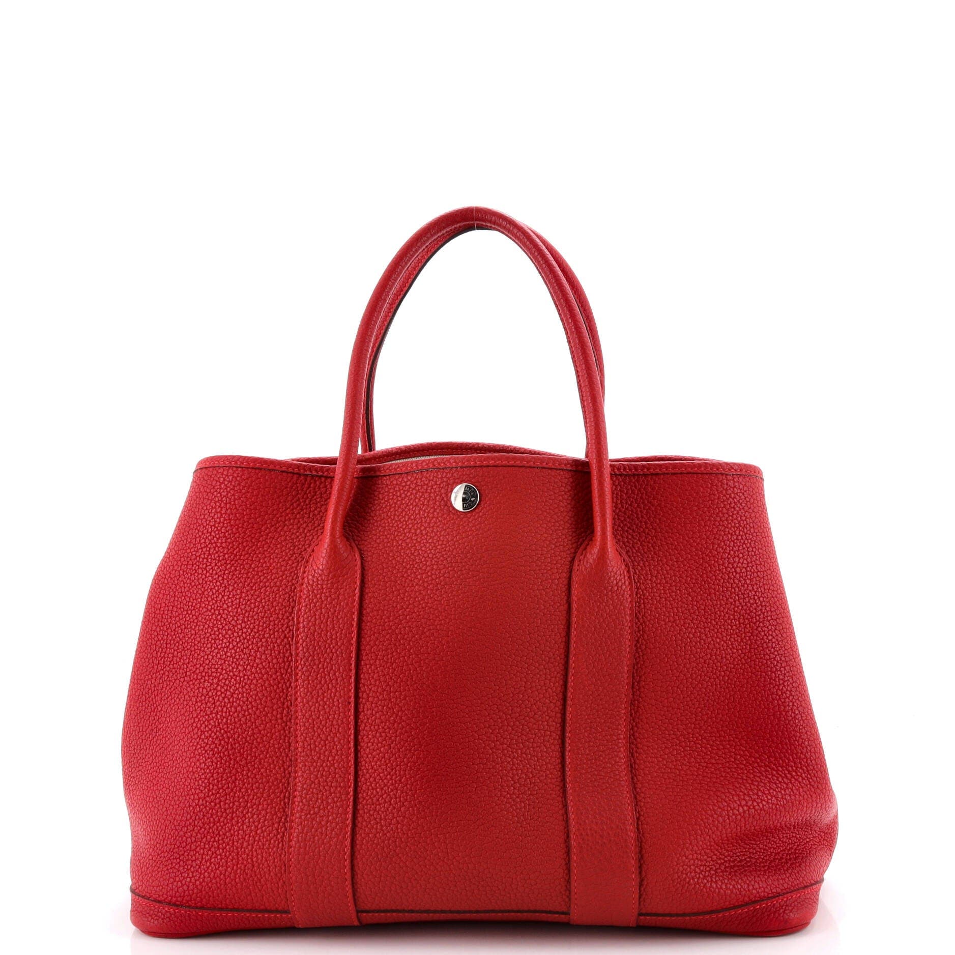Garden Party Tote Leather 36, Alternate, color, Red