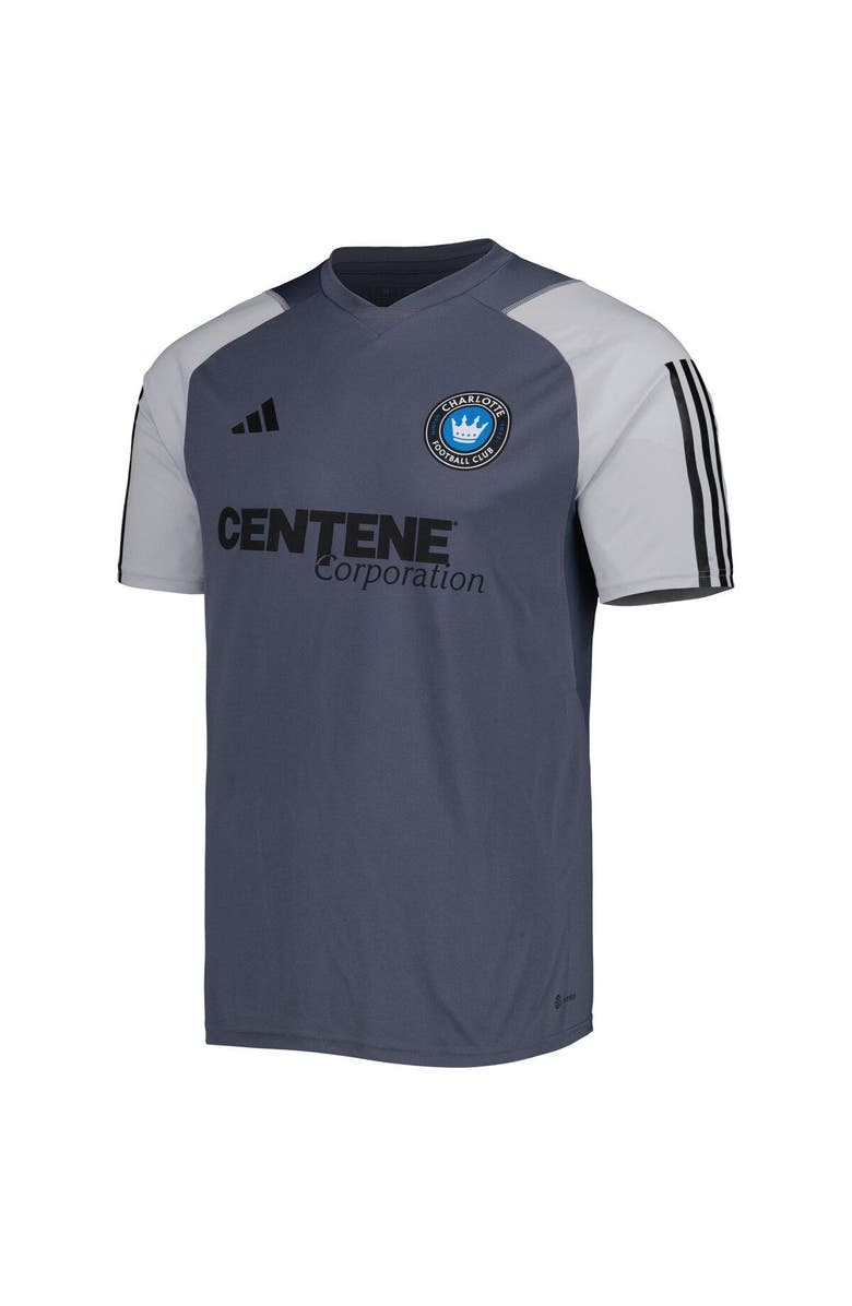 adidas Men's adidas Gray Charlotte FC 2023 On-Field Training Jersey, Alternate, color, 