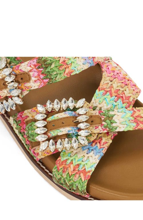 Dune London Lulos Sandal In Beige Multi