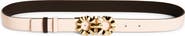 FERRAGAMO Gancio Buckle Reversible Leather Belt