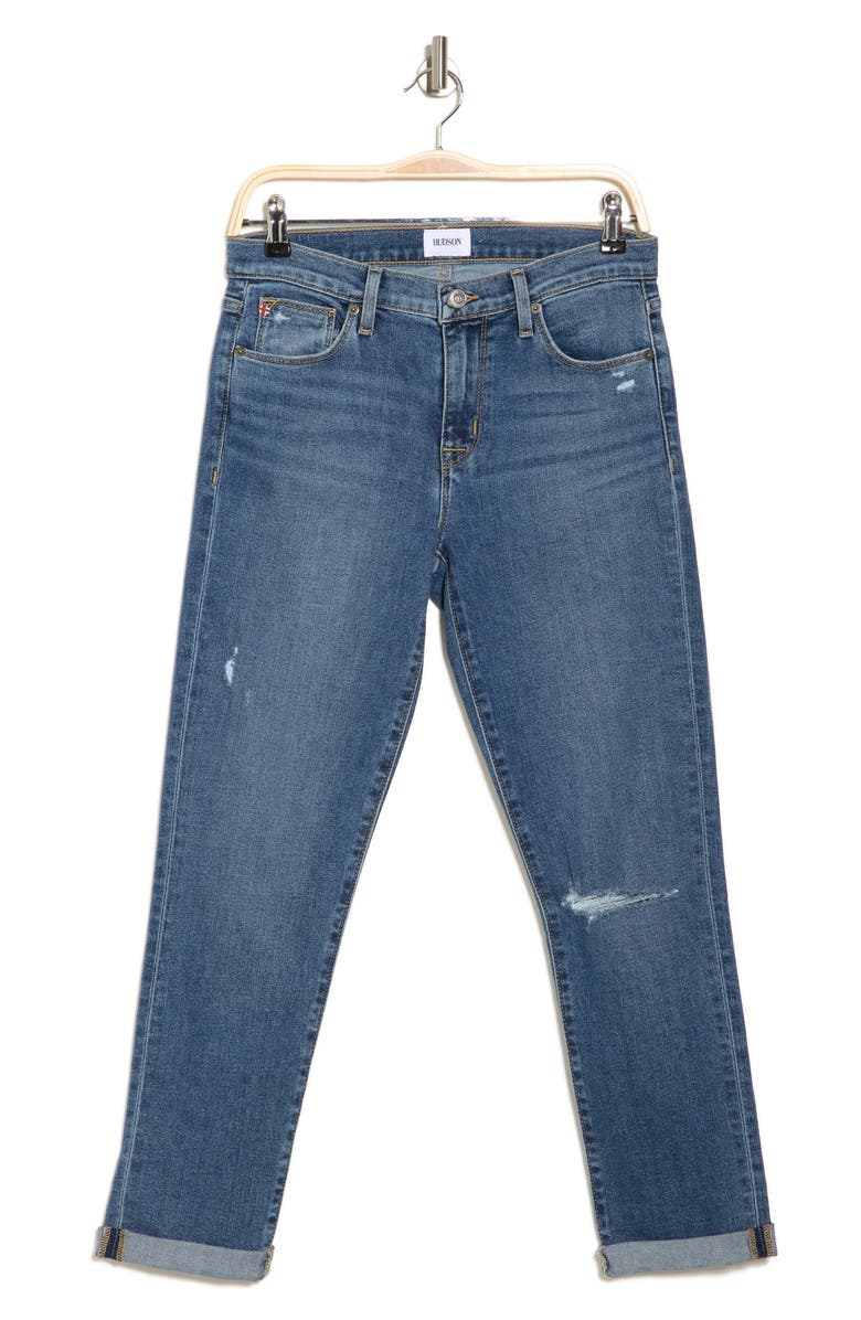 Hudson Jeans HUDSON Natalie Mid Rise Slim Boyfriend Jeans, Alternate, color, 