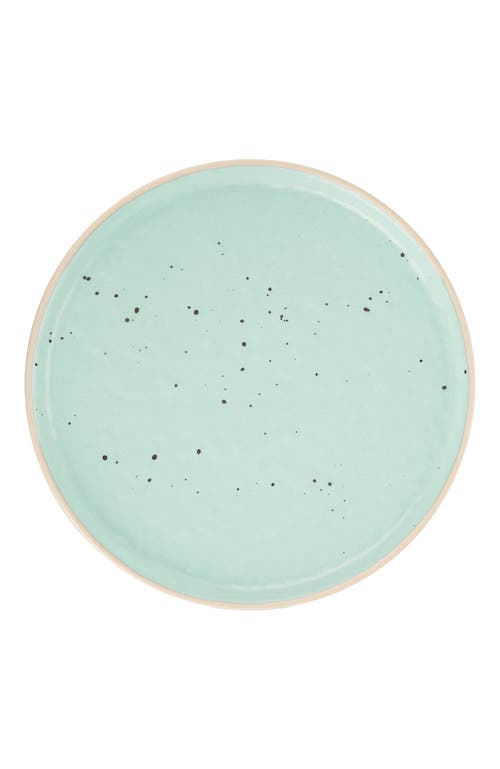 Stone Lain Elena Stoneware 4-piece Dinner Plate Set In Green