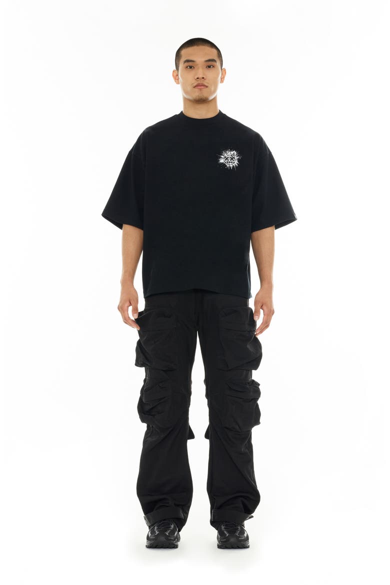Crewneck Graphic T-Shirt, Alternate, color, BLACK