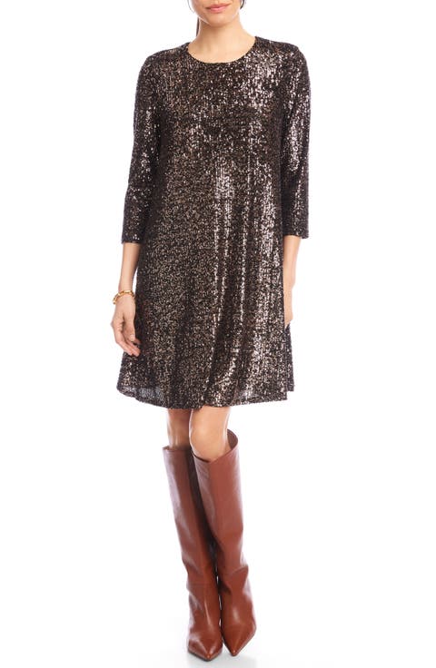 Sequin Swing Dress