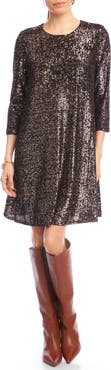 Karen Kane Sequin Swing Dress