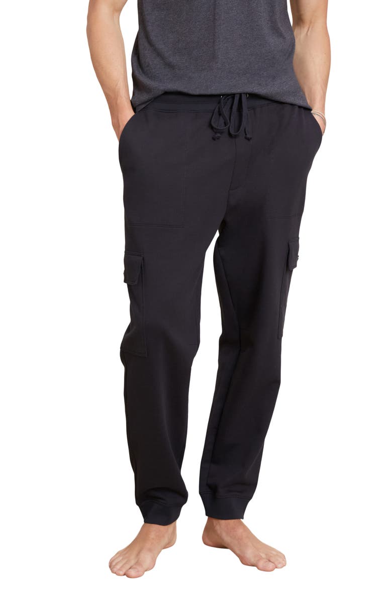 Barefoot Dreams<sup>®</sup> Malibu Collection<sup>®</sup> Pima Cotton Fleece Cargo Sweatpant, Main, color, 