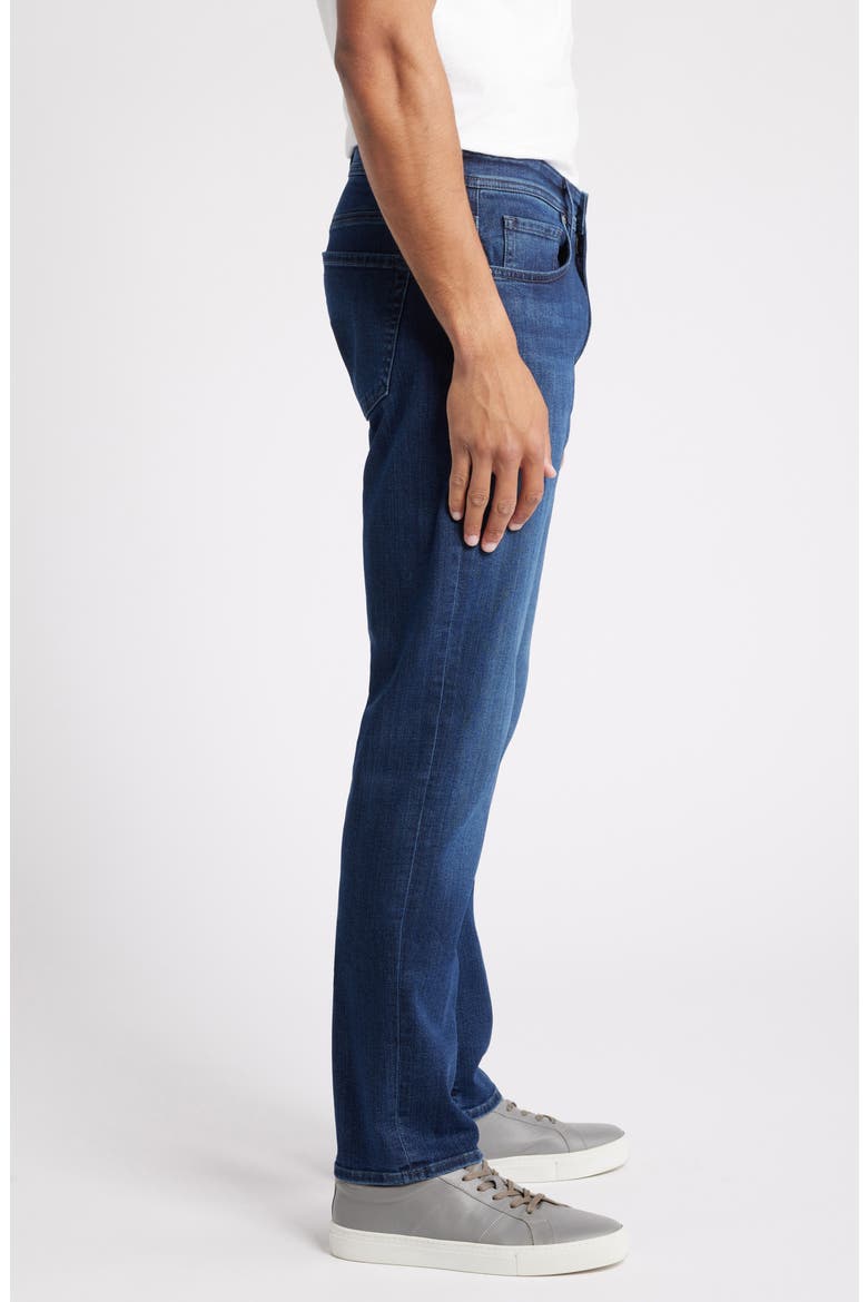 Slim Straight Leg Jeans, Alternate, color, DK MEDIUM DENIM