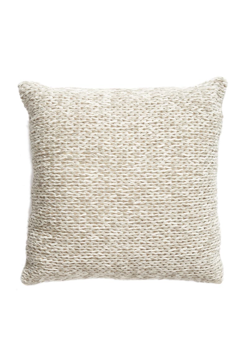 Knit Floor Pillow, Main, color, GREY OWL