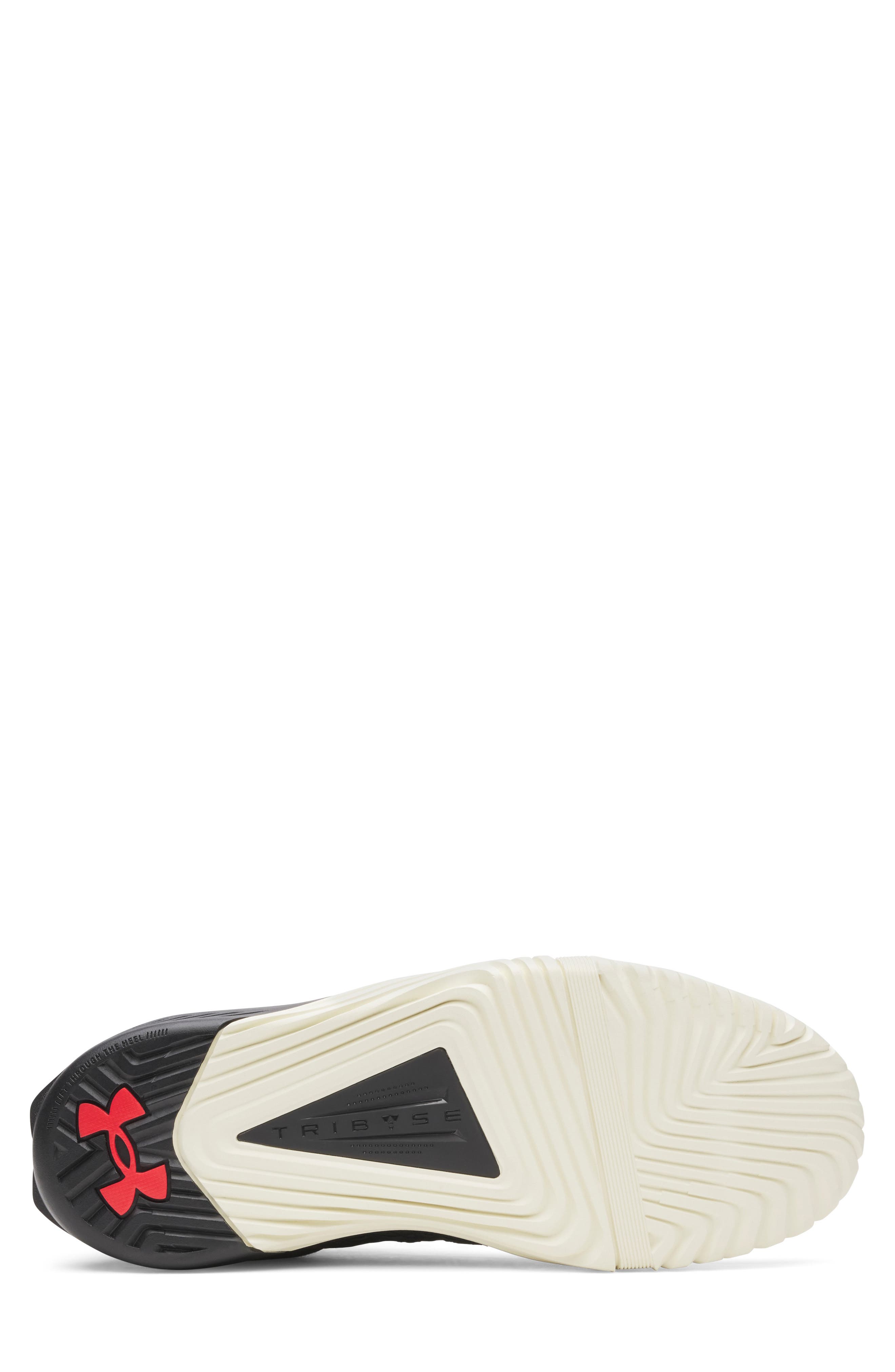 UA TriBase Reign 6 Training Shoe, Alternate, color, BLACK / WINTER WHITE