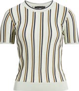rag & bone Victoria Stripe Rib Knit Top