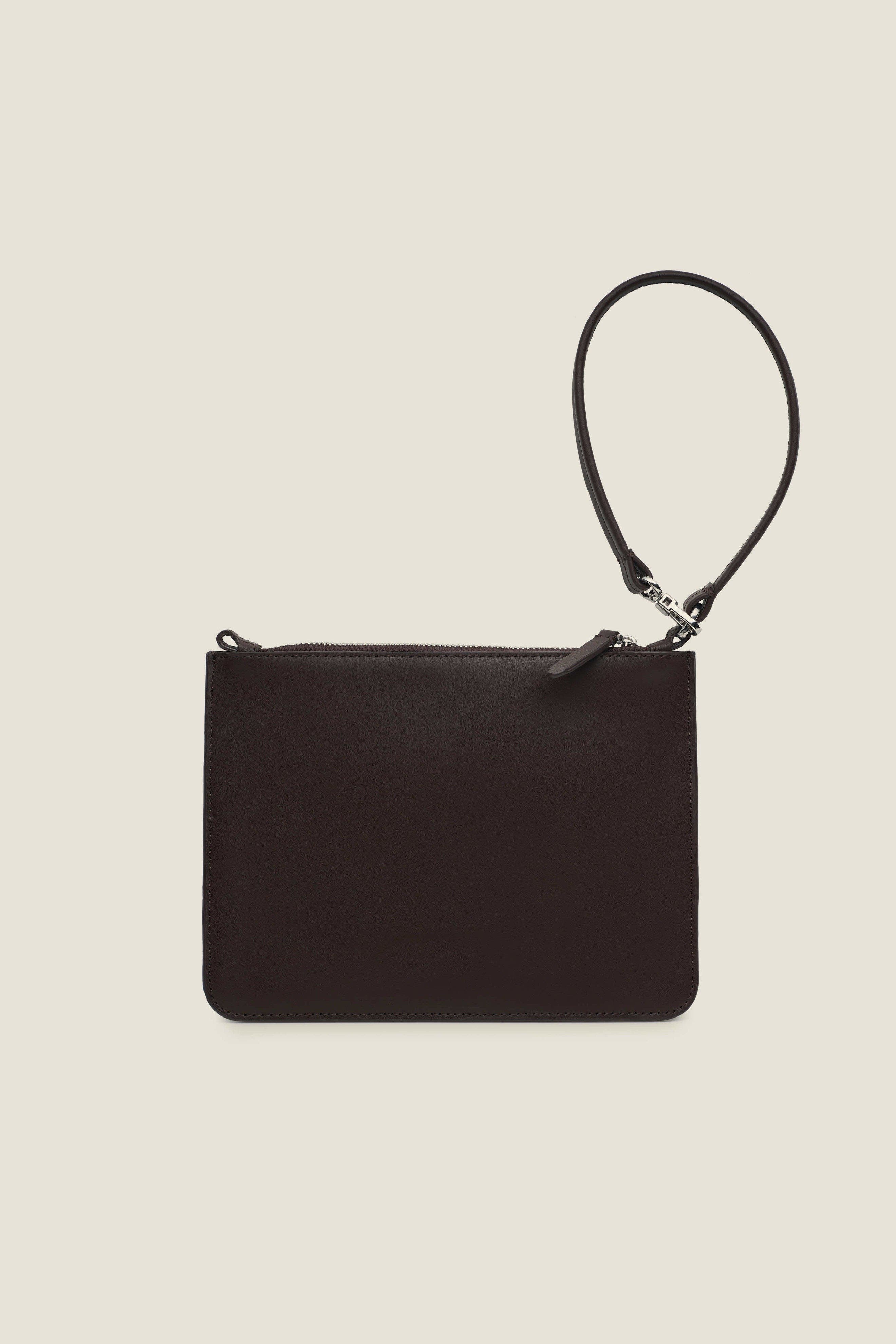 Via Structured Leather Travel Folio, Alternate, color, Chocolate