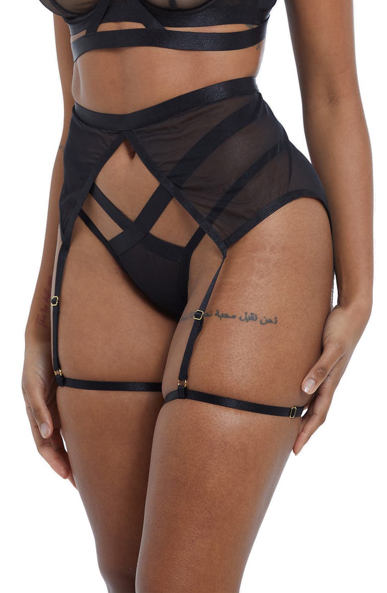 Playful Promises Felicity Garter Belt, Main, color, 