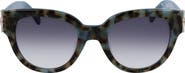 Longchamp 52mm Gradient Tea Cup Sunglasses