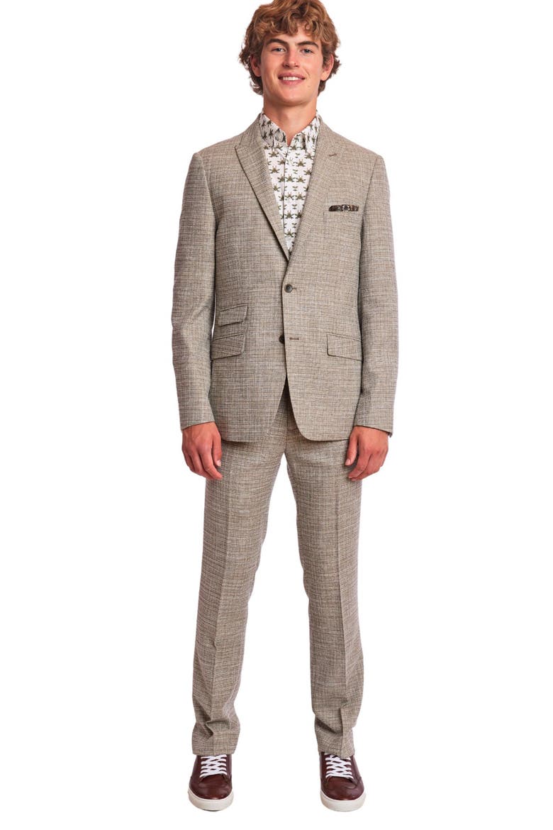 Ashton Slim Fit Sport Coat, Alternate, color, SAGE CREAM TEXTURE