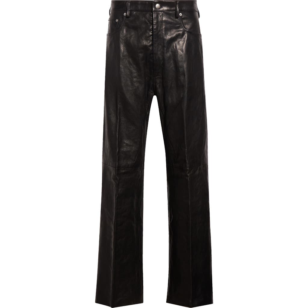 Rick Owens Geth Lambskin Leather Pants